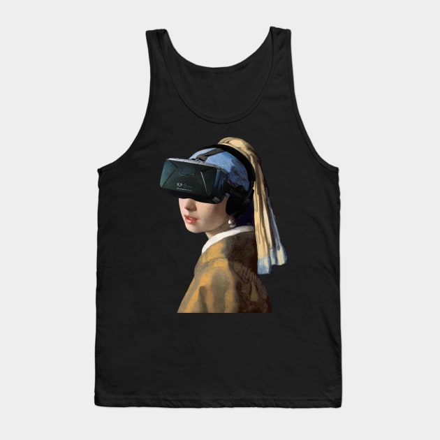 Girl with the Oculus Rift Tank Top by phneep